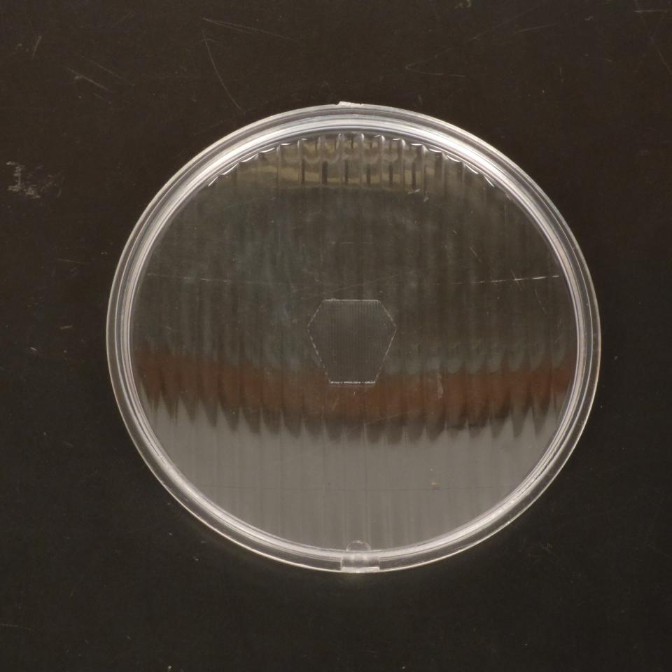 Cabochon vitre d optique avant en plastique Ø127mm transparent pour moto Neuf