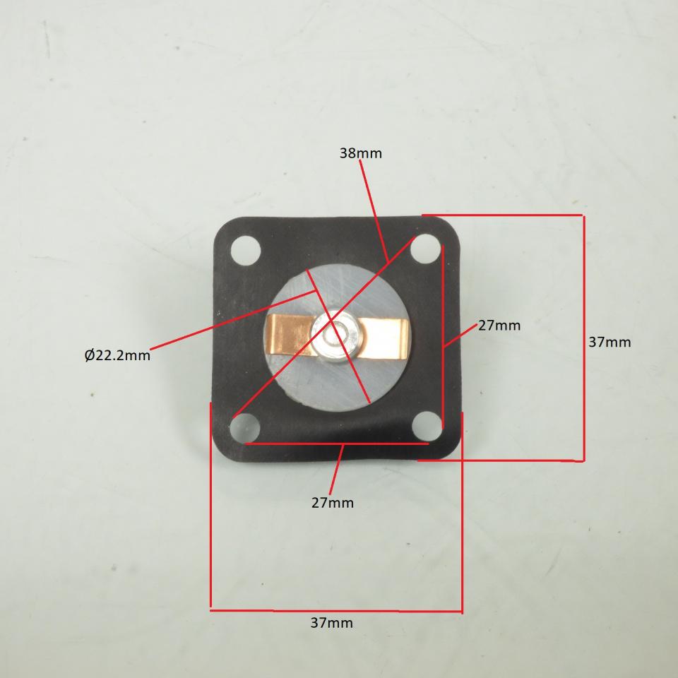 Kit réparation de robinet d essence Générique pour Moto Suzuki 400 GSX-E 1982 à 1985 FCK-5 / diaph simple membrane Neuf