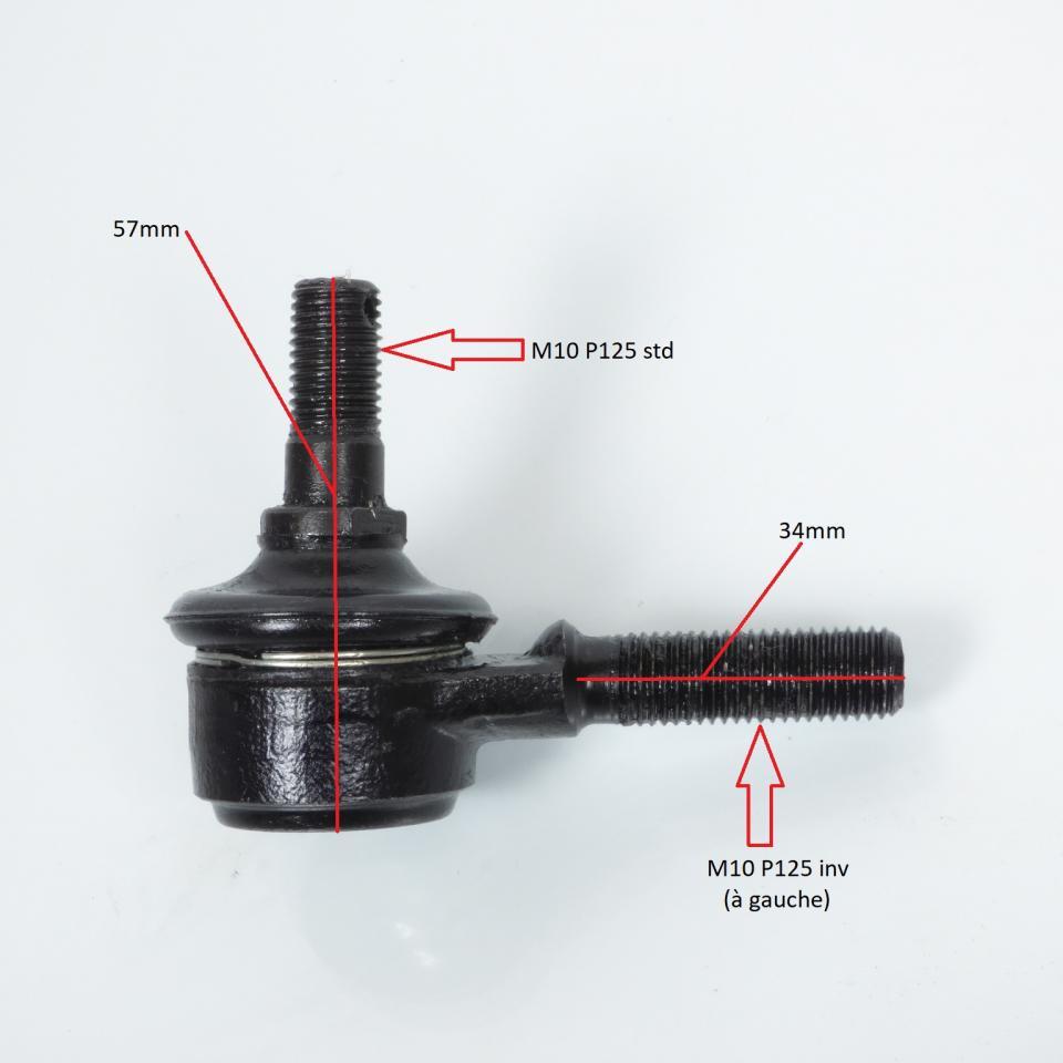 Rotule de direction EPI pour Quad Kawasaki 300 Lakota 1995 à 2003 WE315017 / 0430-0350 Neuf