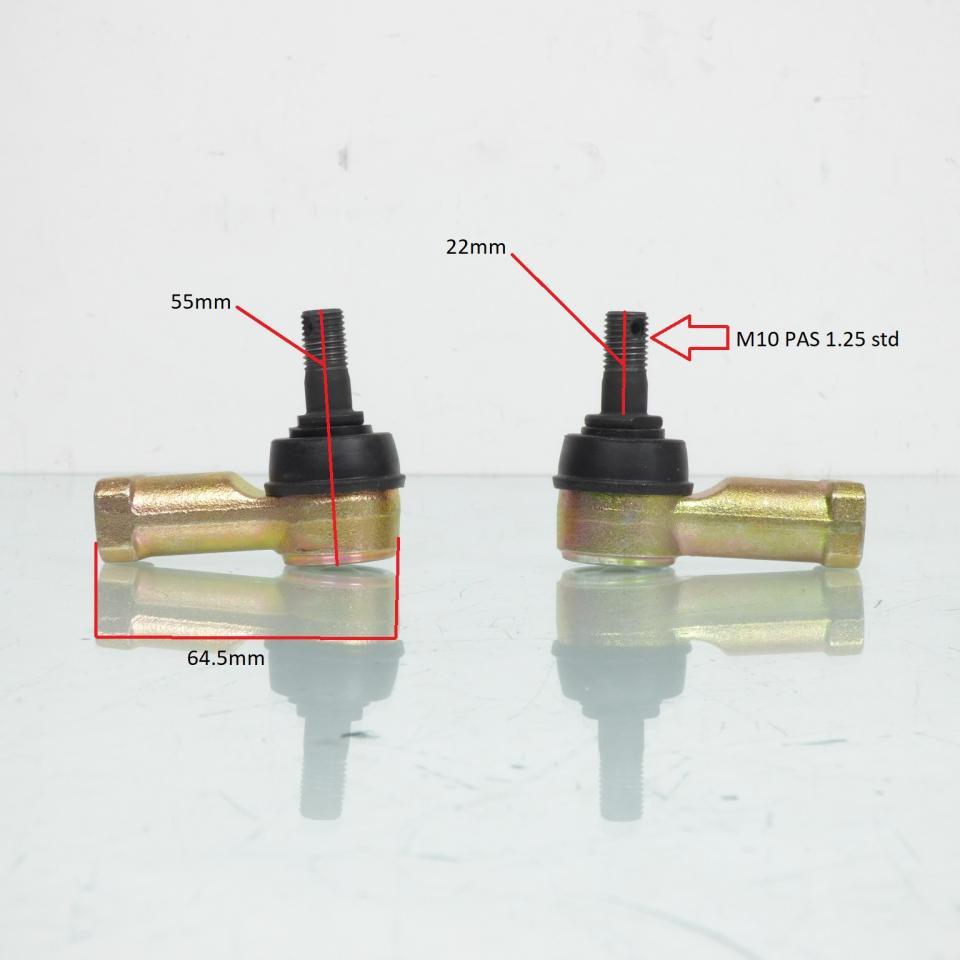 Rotule de direction All Balls pour Quad Kawasaki 700 KFX V-force 2004-2009 51-1024 Neuf