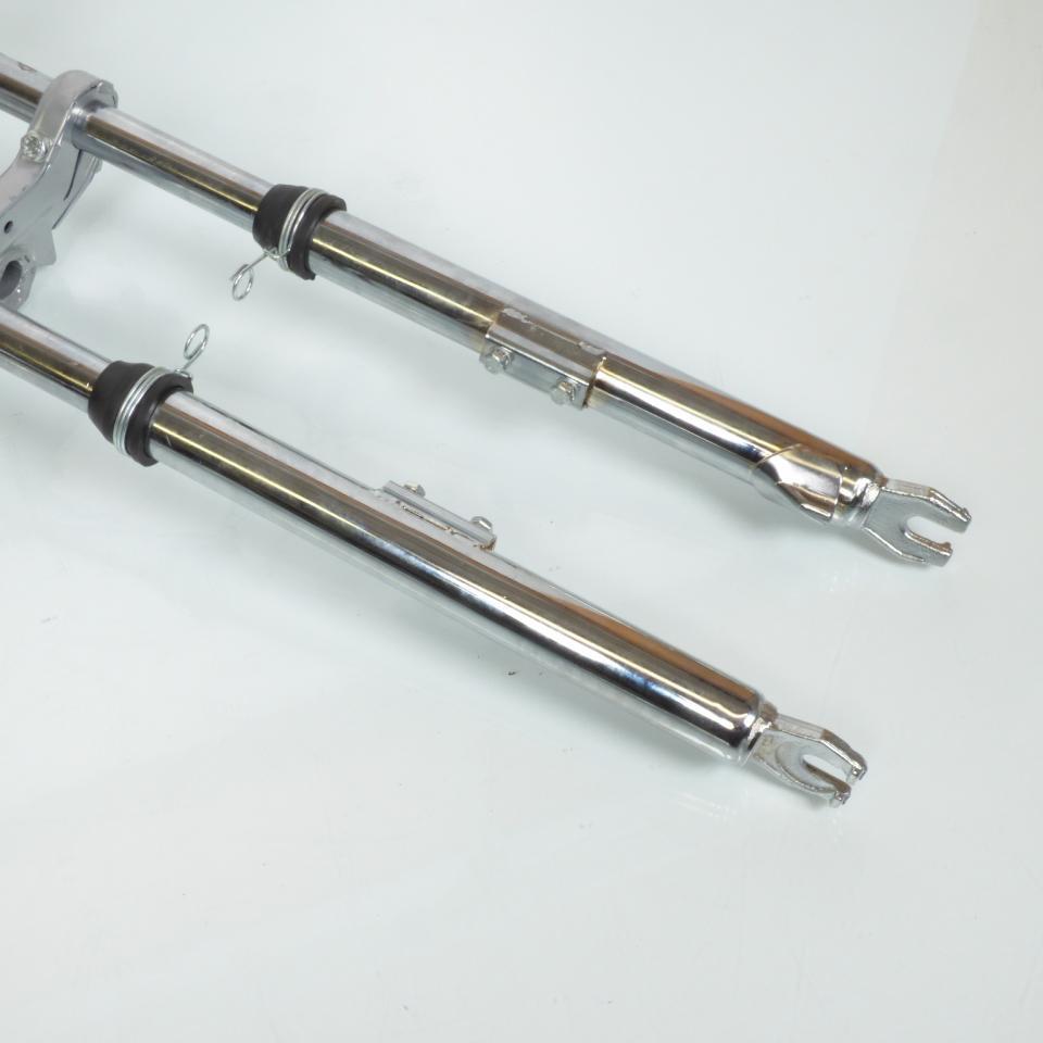 Fourche chromé et grise pour mobylette Peugeot 103 SP Ø26mm Neuf