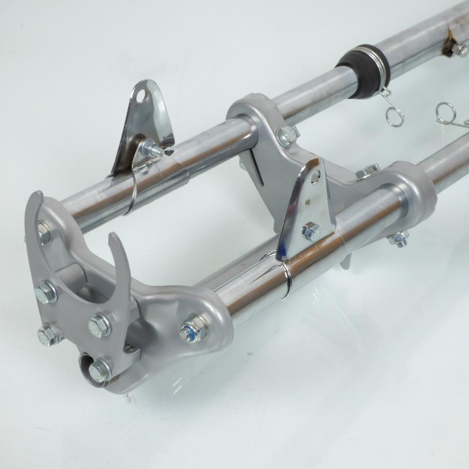 Fourche chromé et grise pour mobylette Peugeot 103 SP Ø26mm Neuf