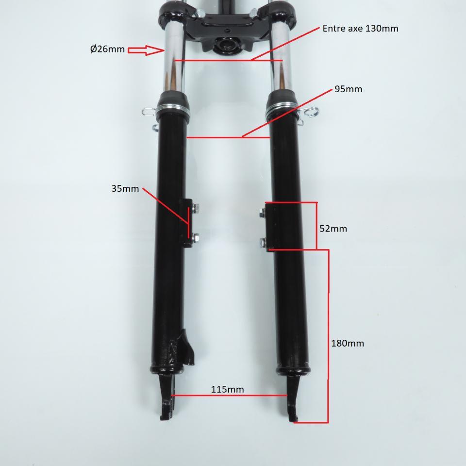 Fourche P2R pour Mobylette Peugeot 50 103 ARIZONA 1985 à 2020 Neuf