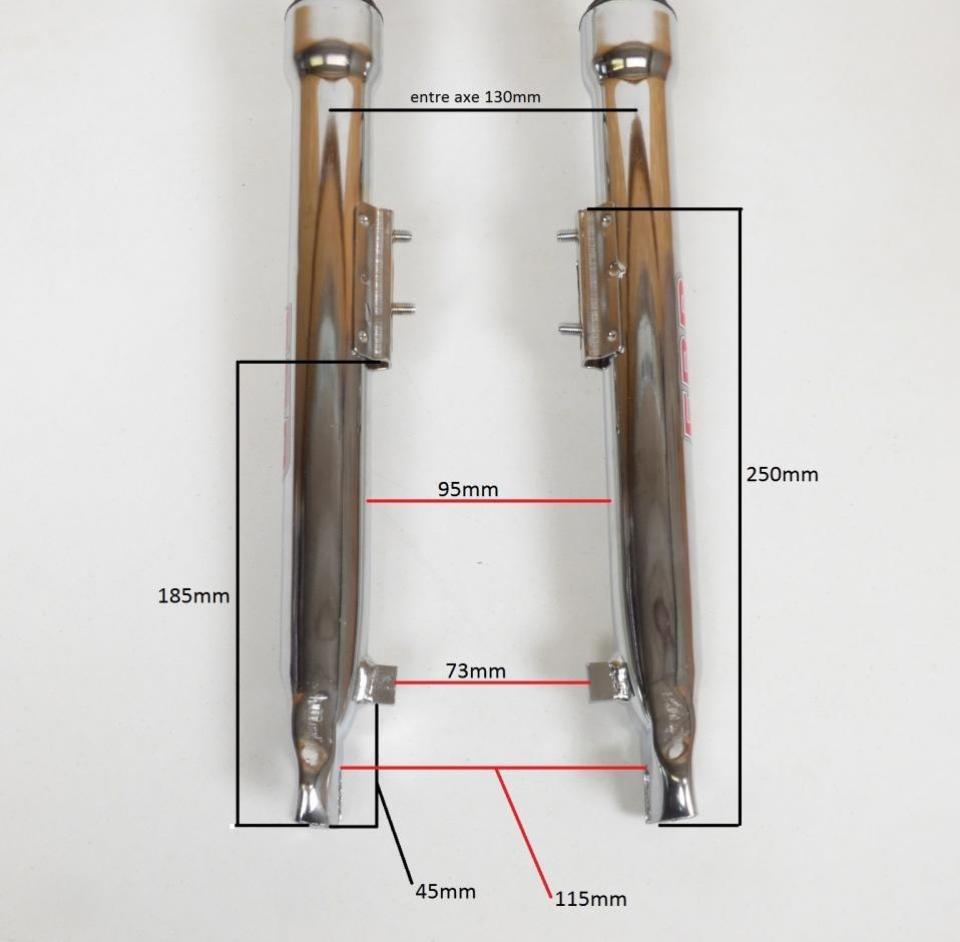 Fourche EBR pour Mobylette Peugeot 50 103 V 1971 à 2020 Neuf