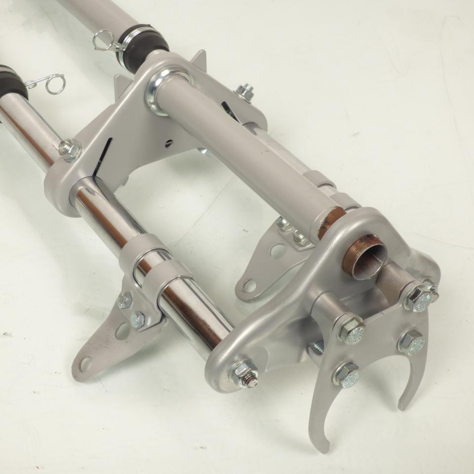 Fourche suspension avant grise pour mobylette Peugeot 103 SP Ø26 fixation basse