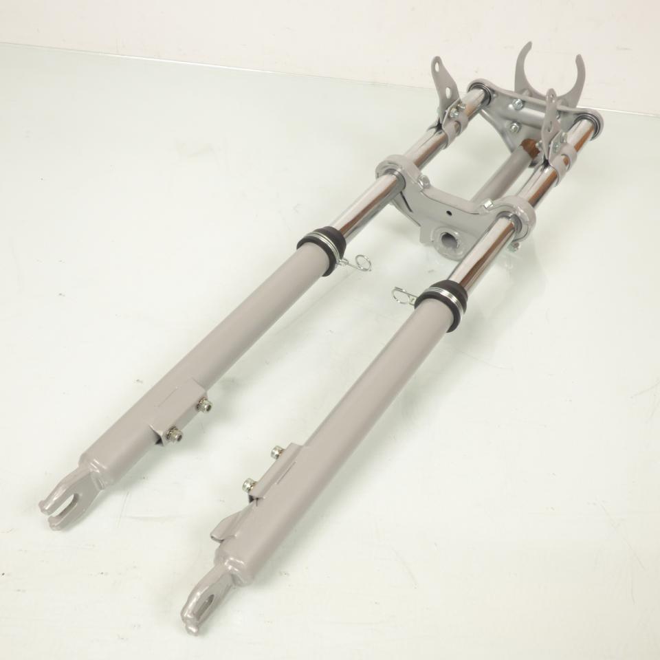 Fourche suspension avant grise pour mobylette Peugeot 103 SP Ø26 fixation basse