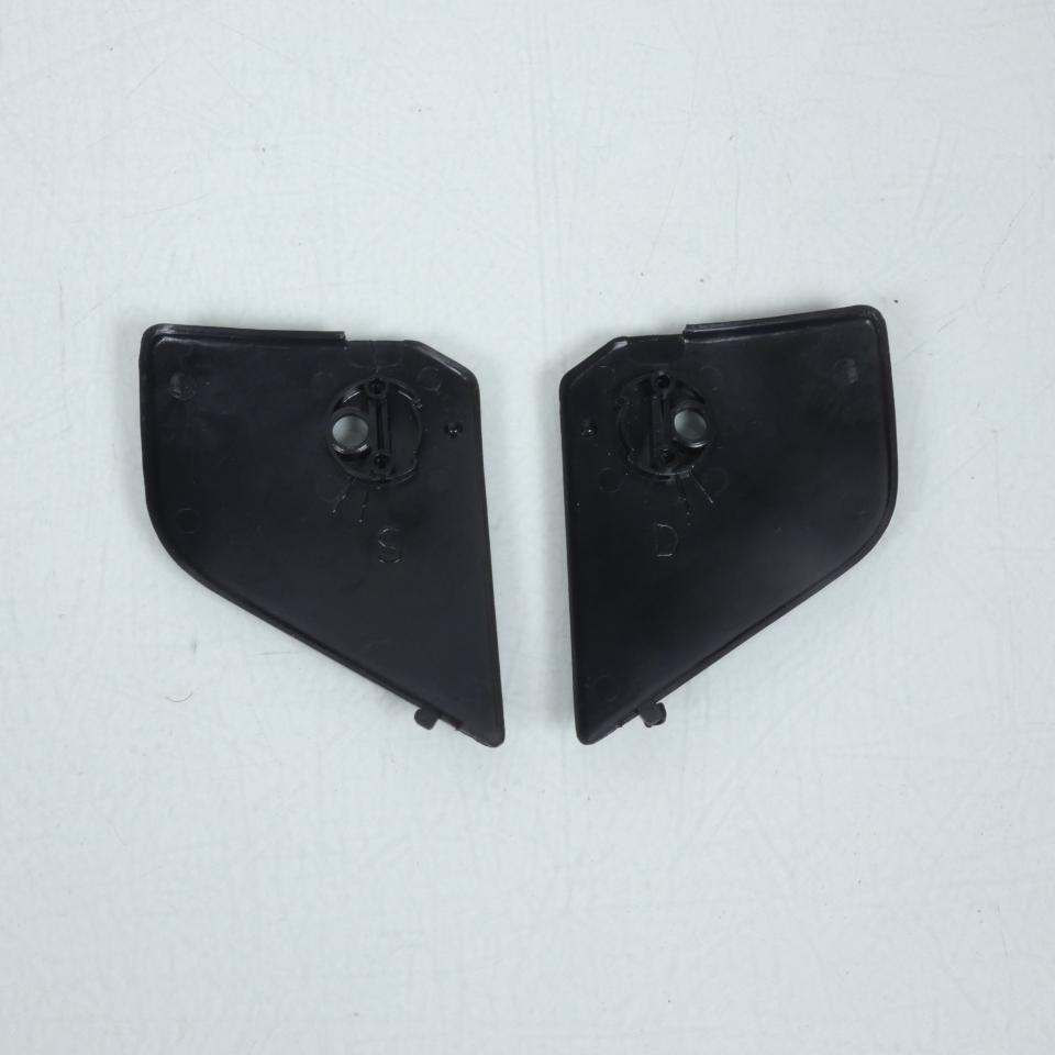 Paire de plaque fixation Noir visière casque Kiwi K21 pour deux roues Neuf