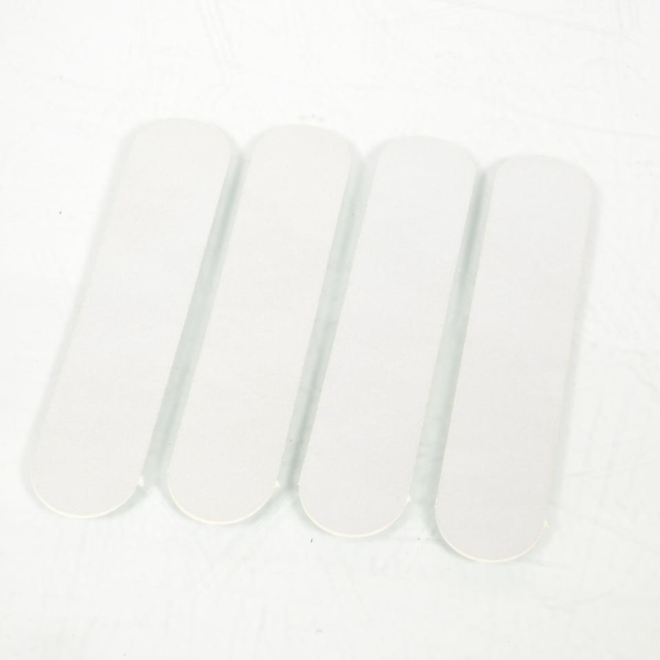 Lot de 4 autocollants réfléchissants gris pour casque de moto, scooter... Neuf