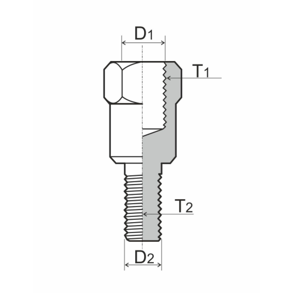 Adaptateur de rétroviseur pour  