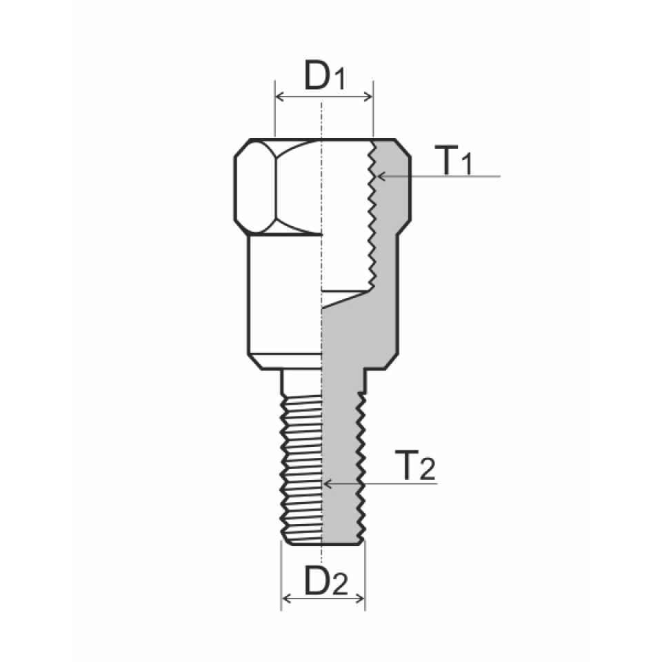 Adaptateur de rétroviseur pour  