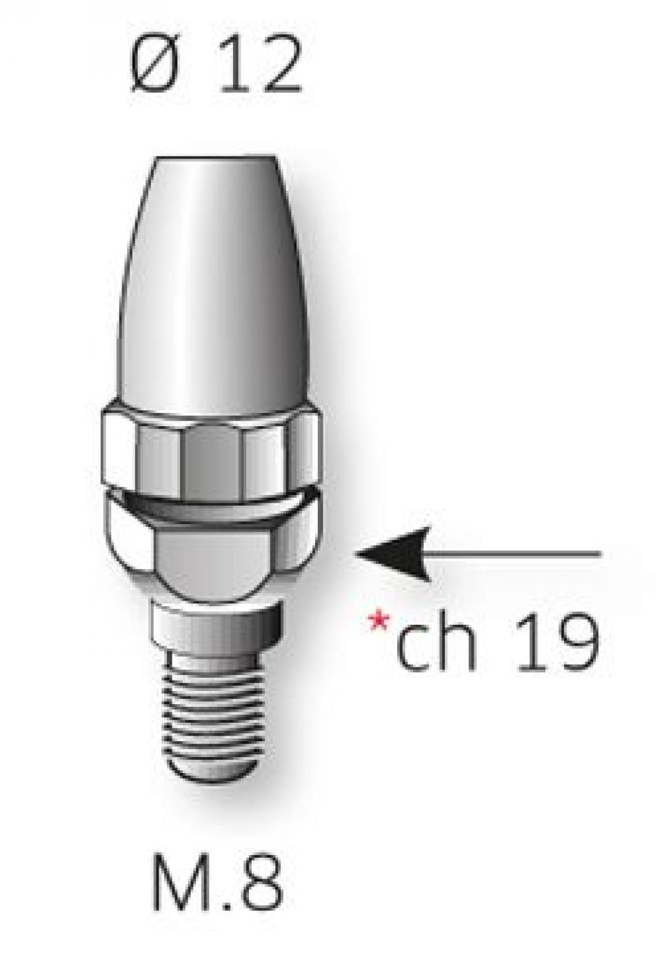 Adaptateur de rétroviseur pour  
