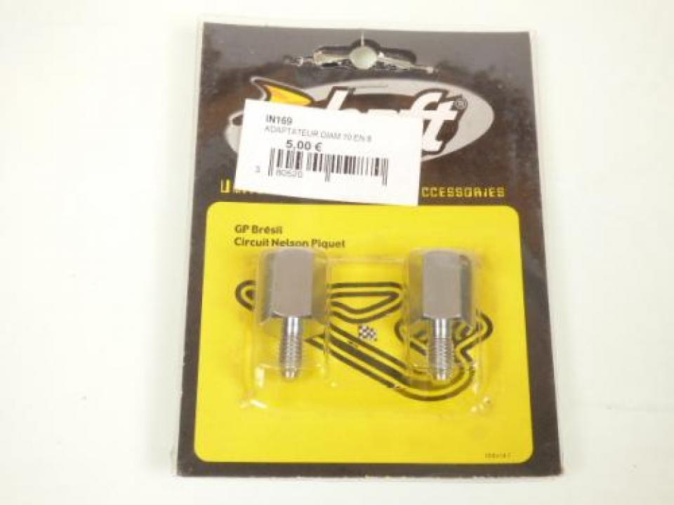Adaptateur de rétroviseur 8mm et 10mm Chaft pour Deux roues IN169 Neuf