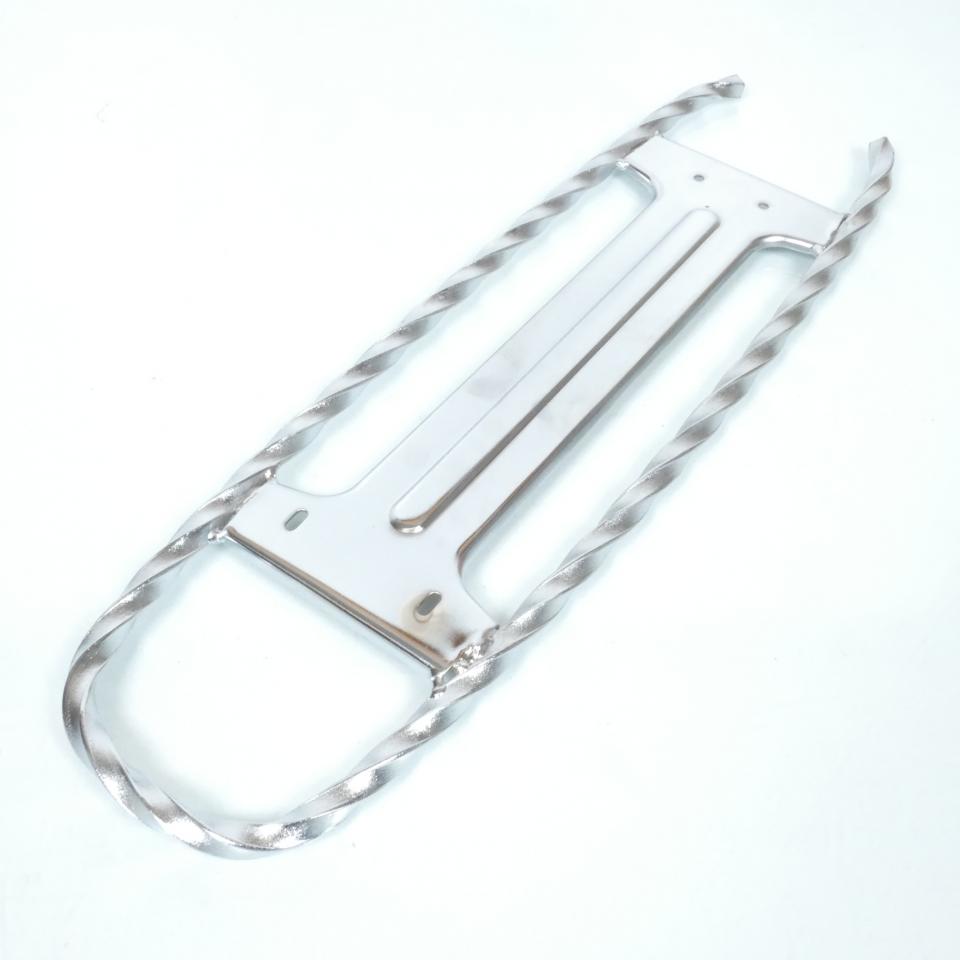 Porte bagage arrière chromé torsadé RSM pour mobylette Peugeot 50 103 Neuf