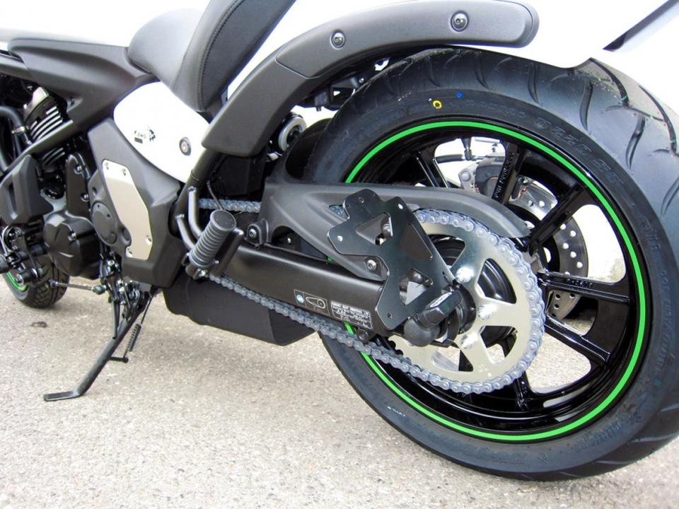 photo piece : Support de plaque d immatriculation->Kawasaki Vulcan