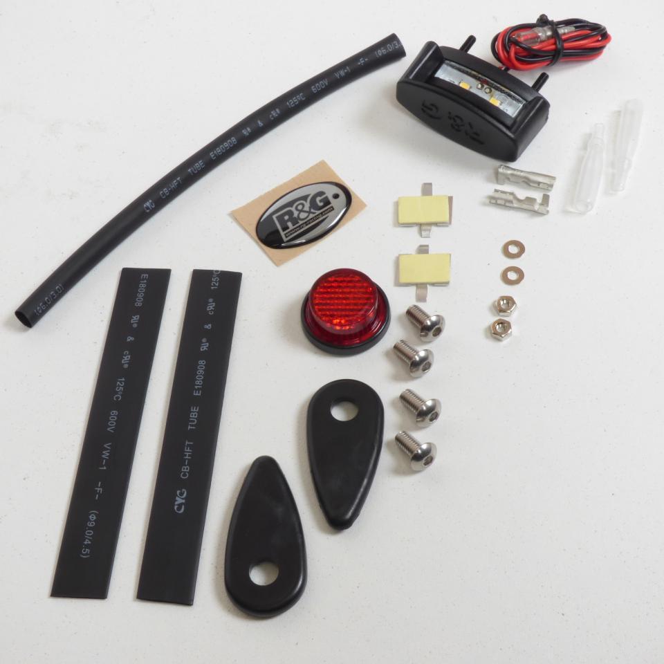 Support de plaque d immatriculation R&G pour Moto Honda 1000 CBR1000RR 2008 à 2010 LP0063BK Neuf