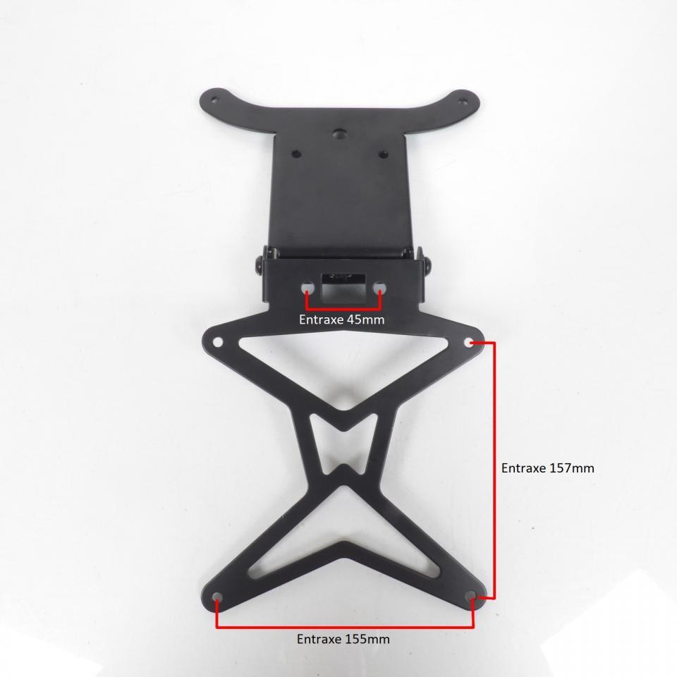 Support plaque d immatriculation réglable One pour scooter Yamaha 500 Tmax 2008-2011