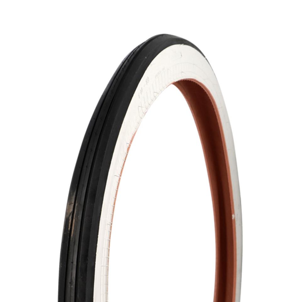 Pneu 1.75-19 Teknix Nervure solex flanc blanc 1 3/4-19 Neuf pour cyclo solex