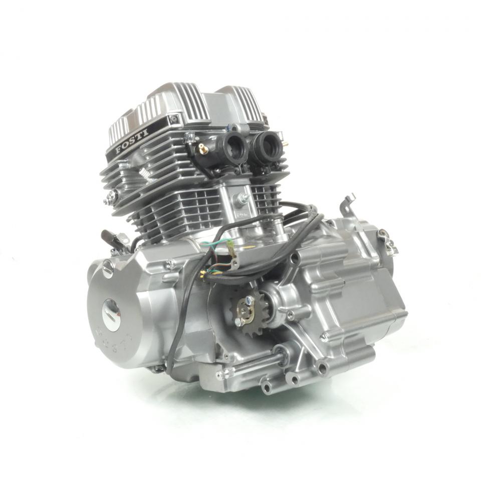 Bloc moteur Bicylindre origine pour moto Fosti 125 ZN125-6 4T GC5023 Neuf