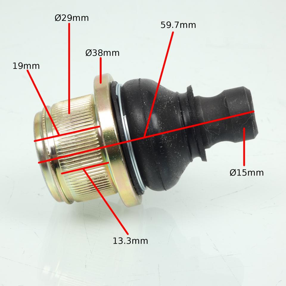 Rotule de triangle All Balls pour quad Arctic cat 650 I 4x4 2012 AV inf sup Neuf