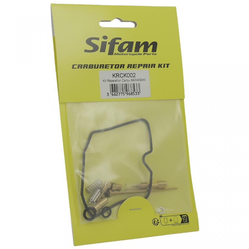 Kit réparation de carburateur Sifam pour Moto Kawasaki 500 KLE 1991 à 1995 Neuf