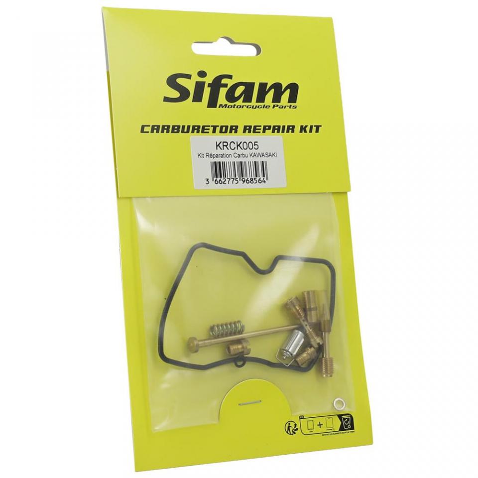 Kit réparation de carburateur Sifam pour Moto Kawasaki 650 Klr C 1995 à 2007 Neuf