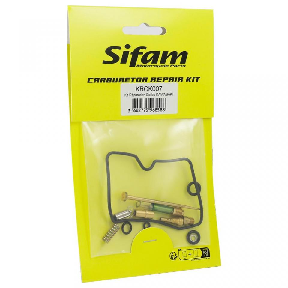 Kit réparation de carburateur Sifam pour Moto Kawasaki 500 Er-5 1997 à 1999 Neuf