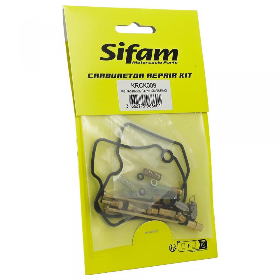 Kit réparation de carburateur Sifam pour Moto Kawasaki 650 W Ej 1999 à 2003 Neuf