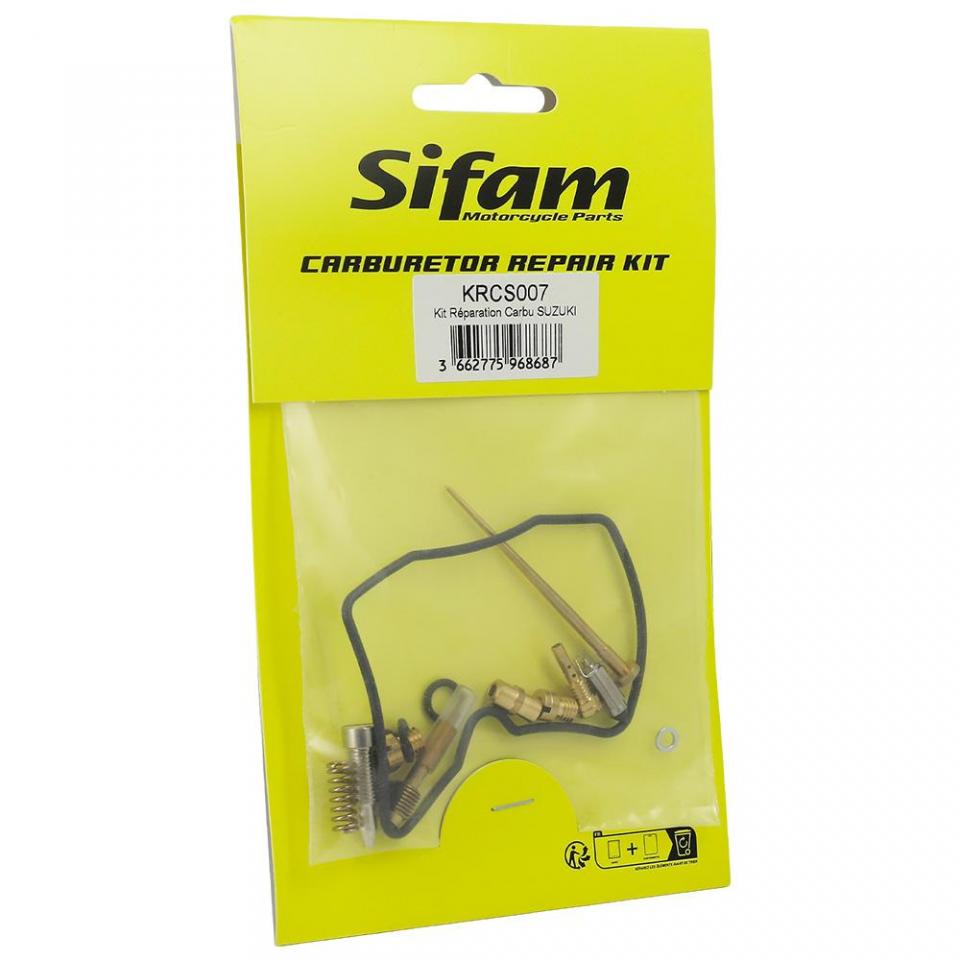 Kit réparation de carburateur Sifam pour Moto Suzuki 600 Gsf Bandit S/N 1995 à 1999 Neuf