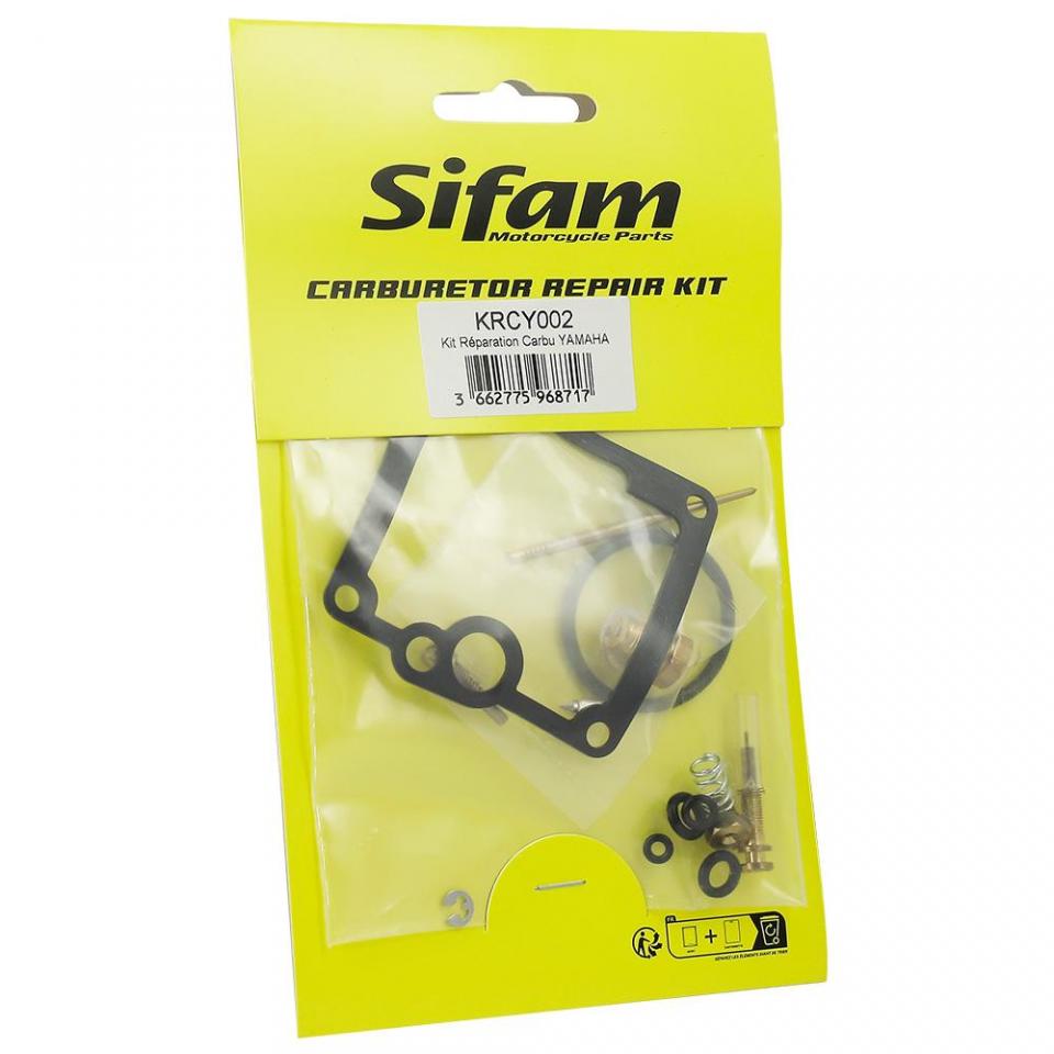 Kit réparation de carburateur Sifam pour Moto Yamaha 125 Sr Se 1997 à 2003 Neuf
