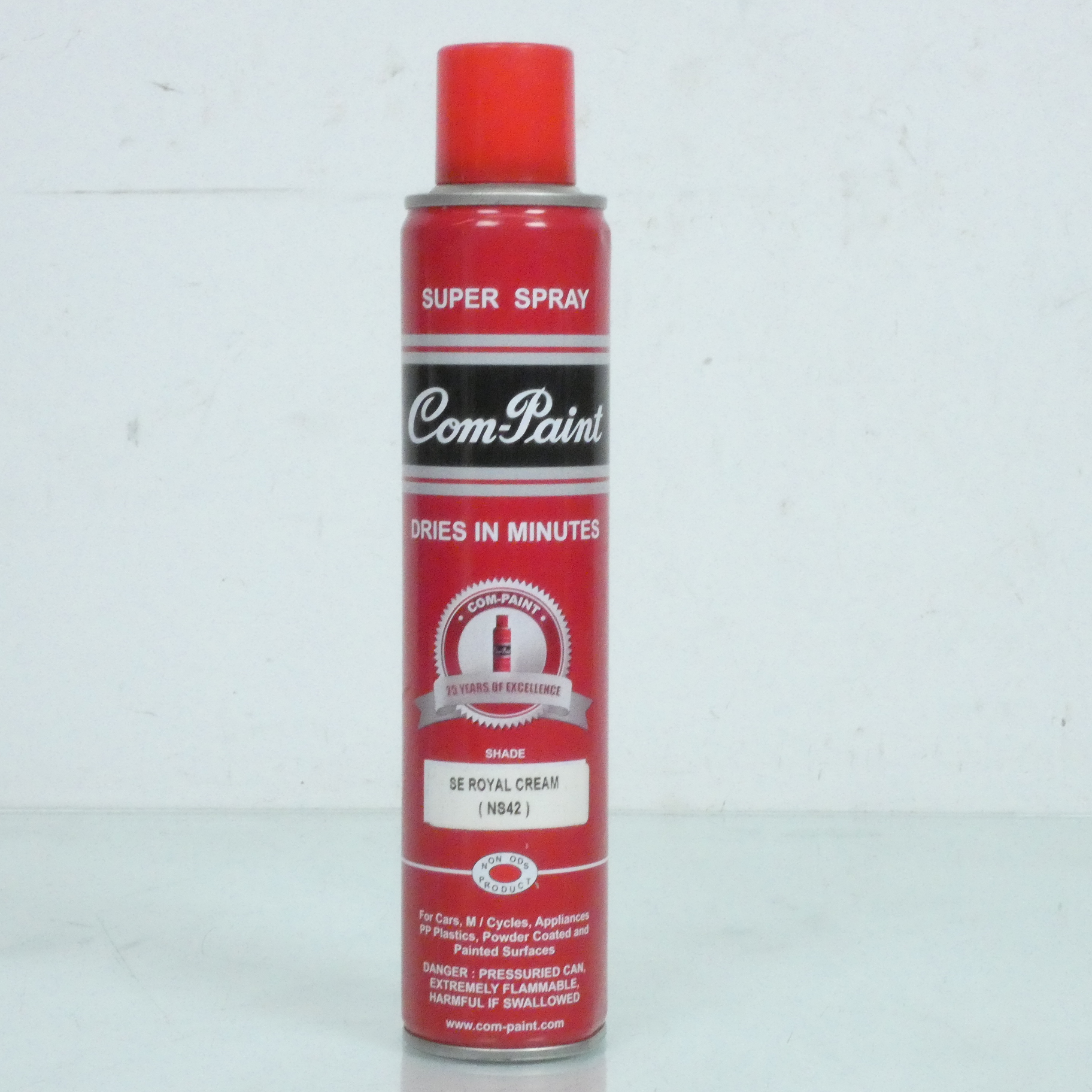 Bombe de peinture Com-Paint pour Deux Roues SE ROYAL CREAM (NS42) Neuf