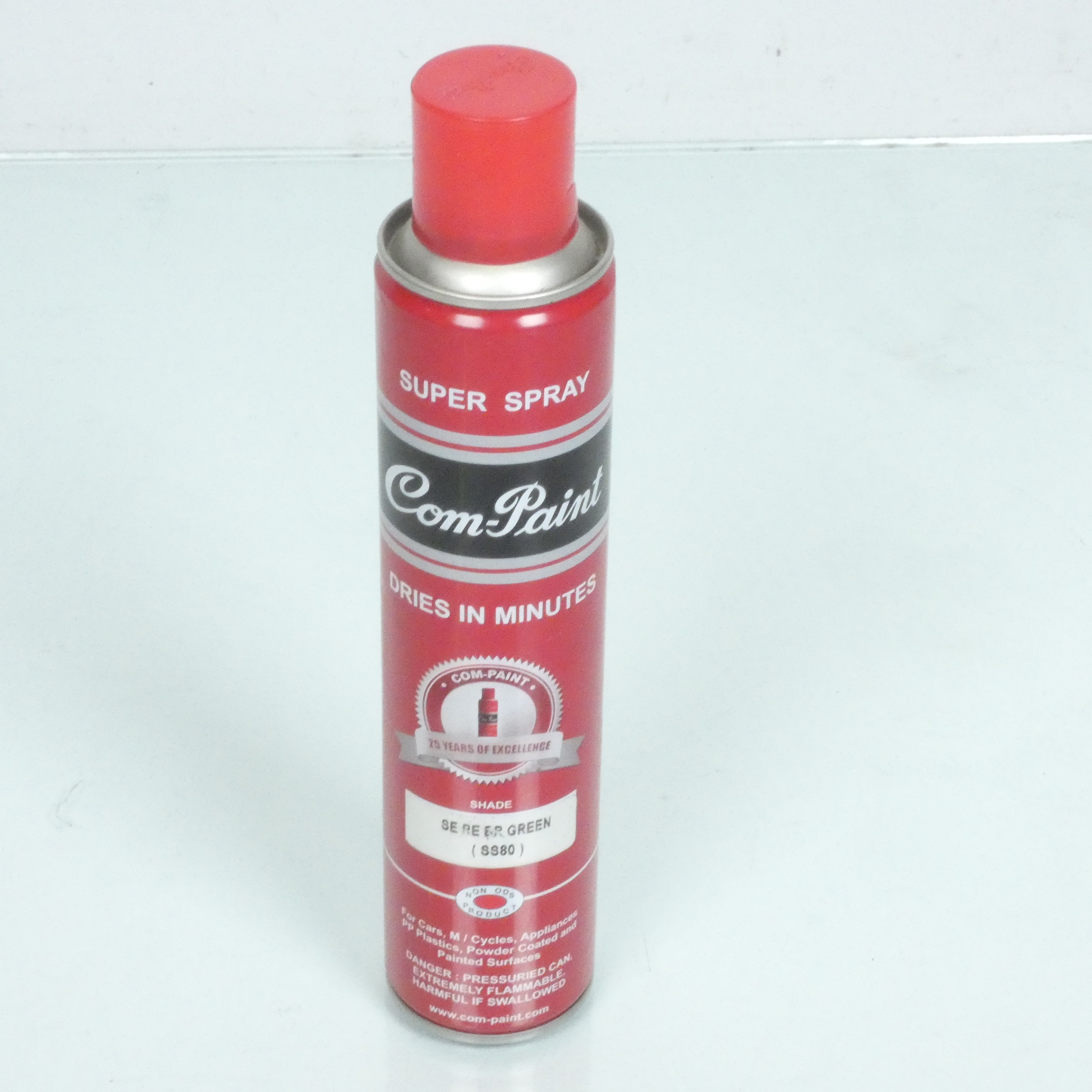 Bombe de peinture Com-Paint pour deux roues SE RE BR GREEN (SS80) Neuf