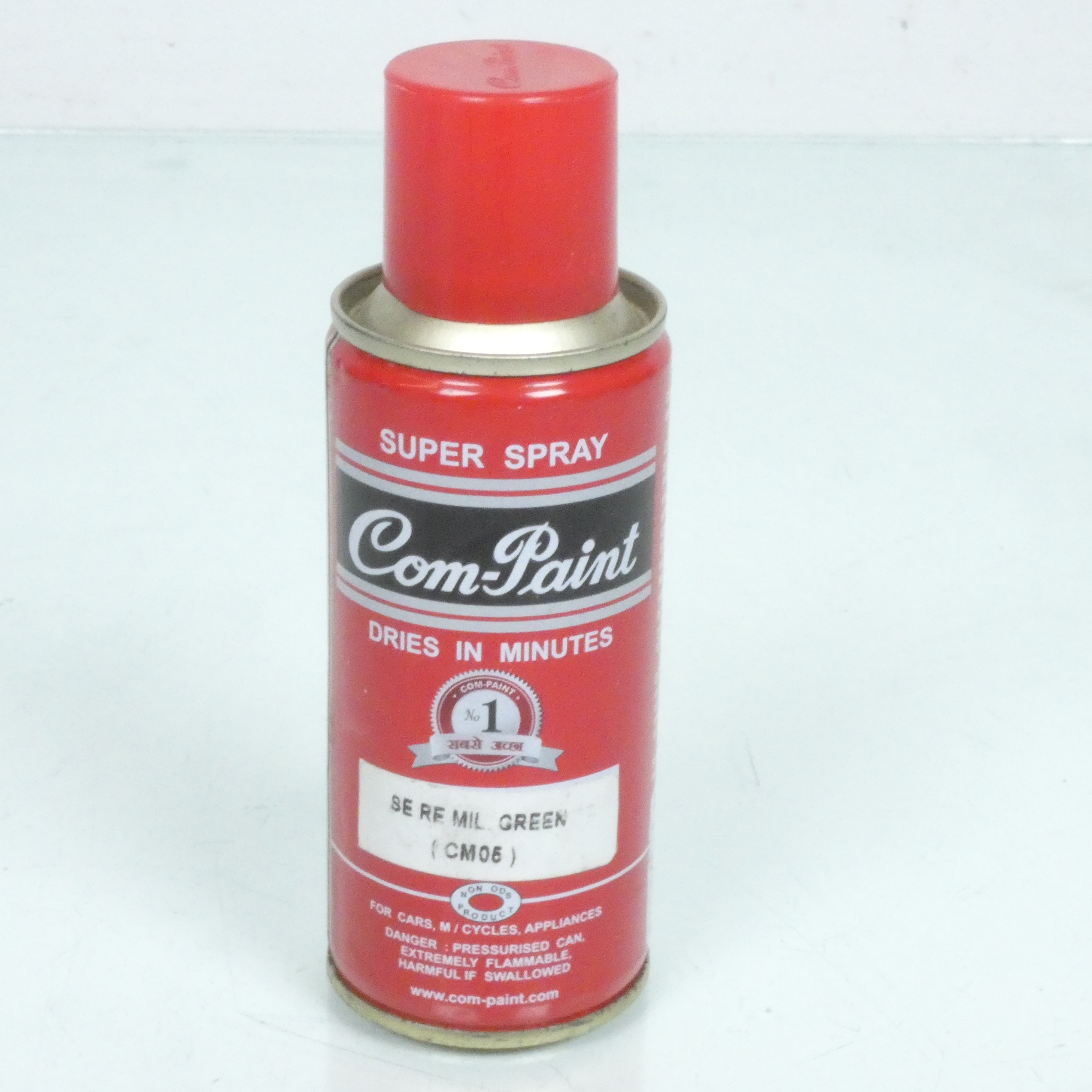 Bombe de peinture Com-Paint pour Auto SE RE MIL GREEN(CM05) Neuf