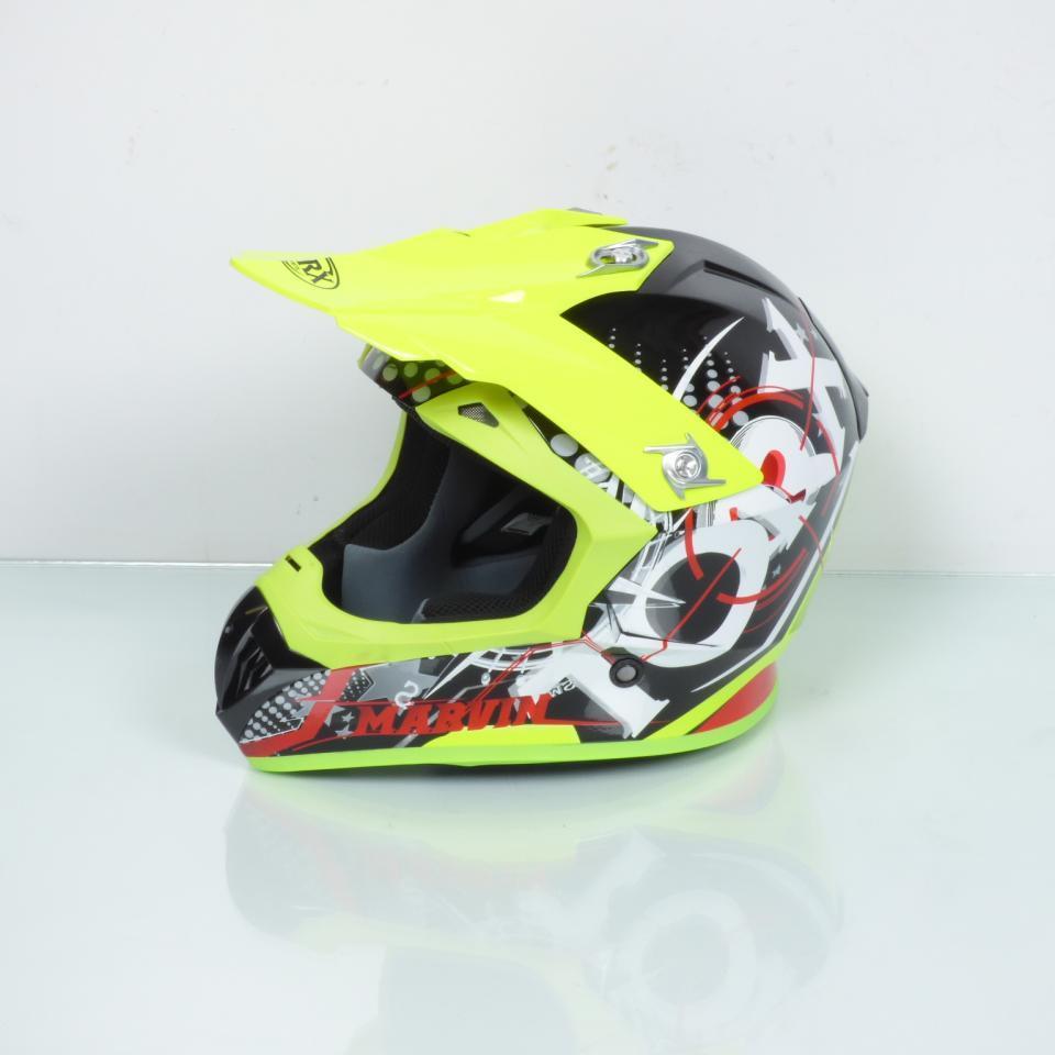 Casque pour moto cross Torx Marvin Eyes Neon Lemon Taille L jaune vert fluo