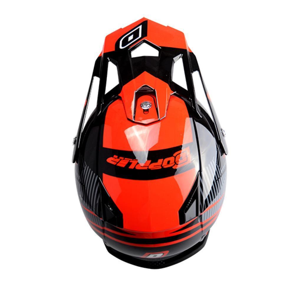 Casque de pour moto cross Doppler noir et rouge taille M 57-58cm homme ou femme Neuf