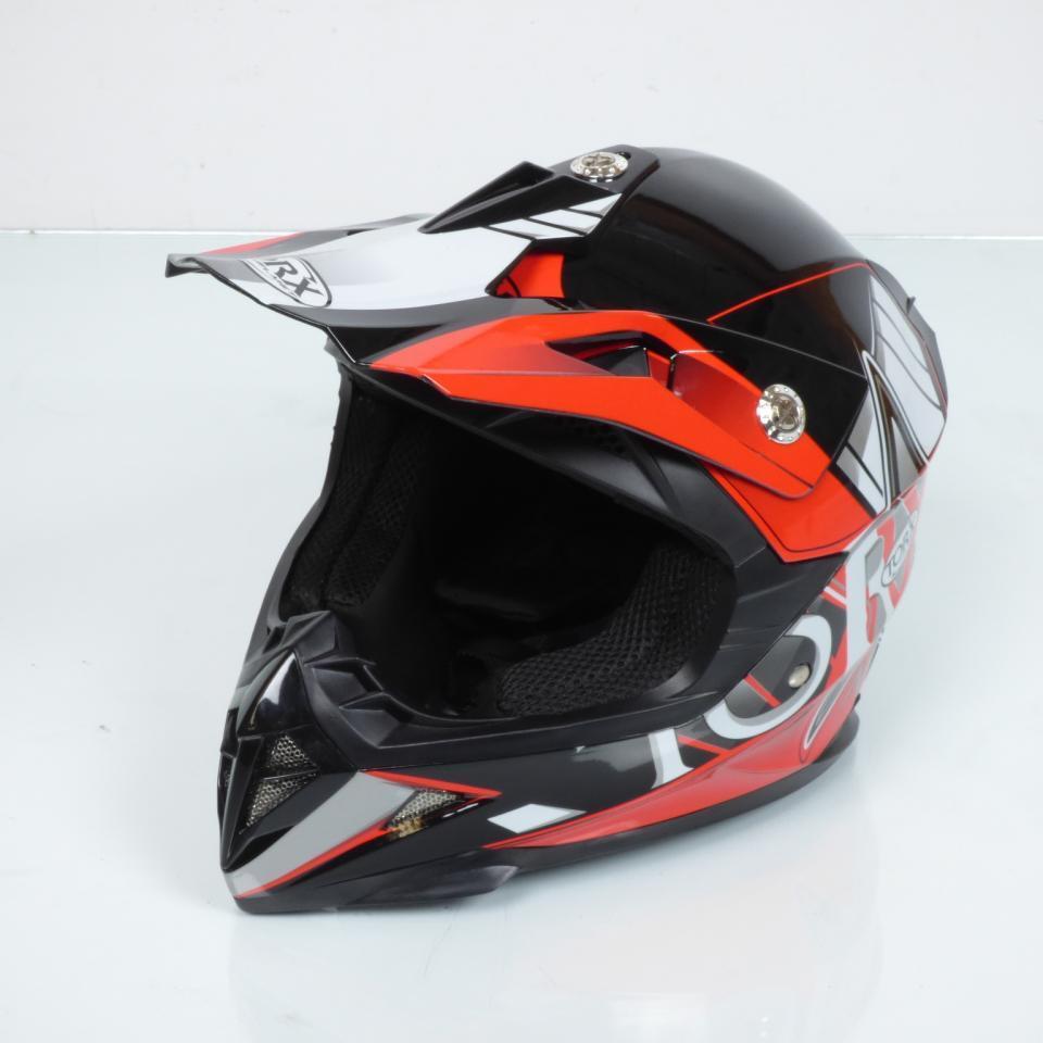 Casque intégral de motocross rouge pour enfant Torx Peter blue Taille M Neuf