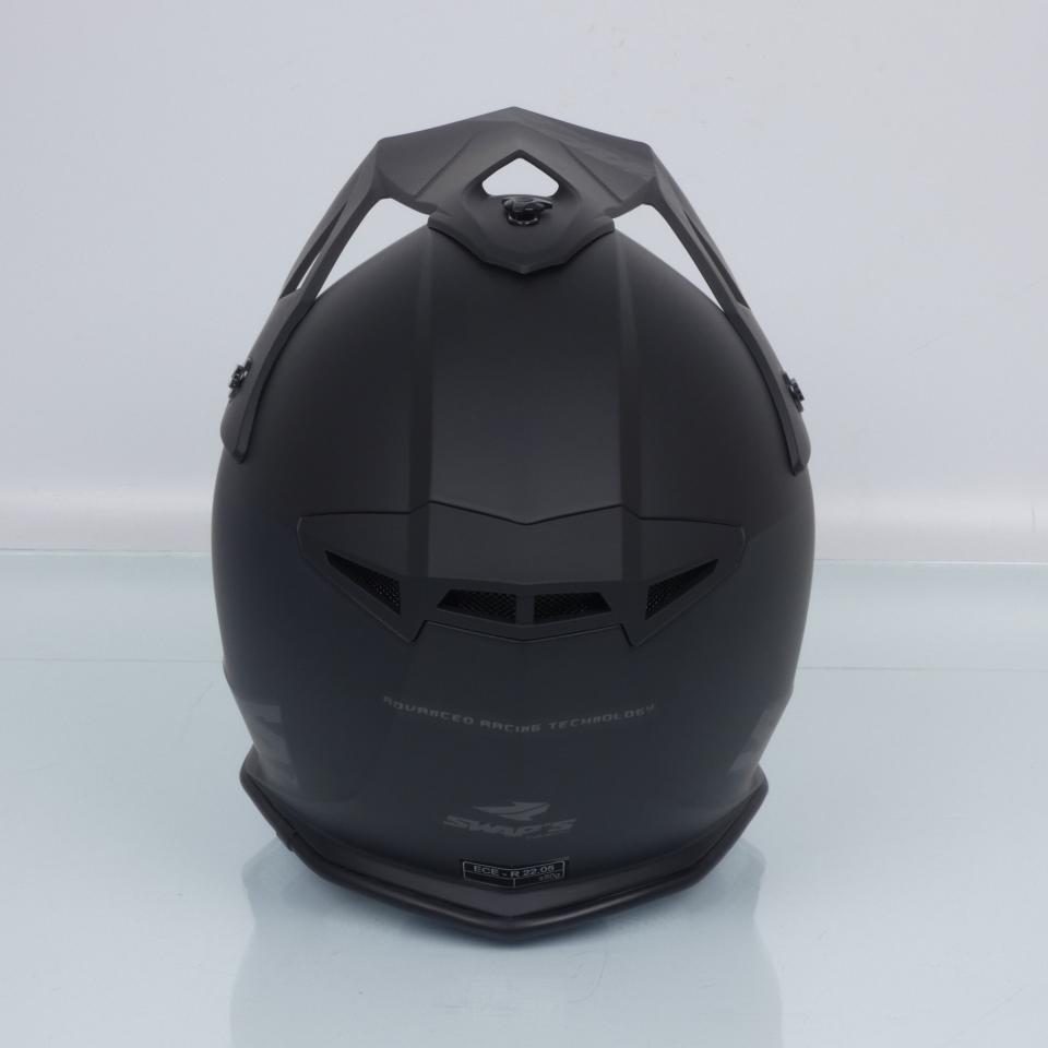 Casque pour moto cross Swaps Blur S818 noir mat taille M 59-60cm supermotard Neuf