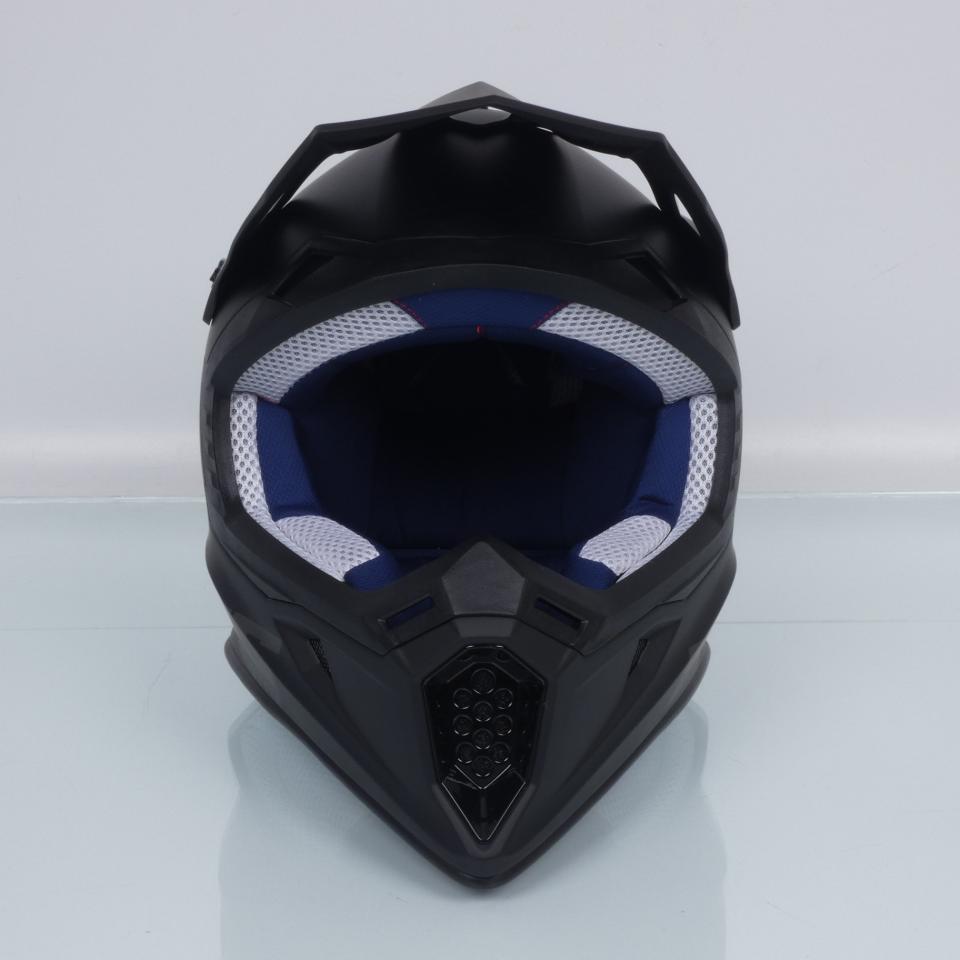 Casque pour moto cross Swaps Blur S818 noir mat taille L 59-60cm supermotard Neuf