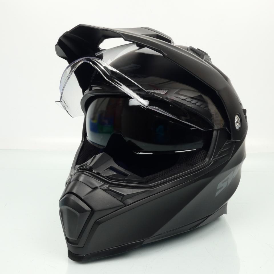 Casque pour moto cross trail Swaps Enduro S789 Crux noir mat Taille S 55-56cm Neuf