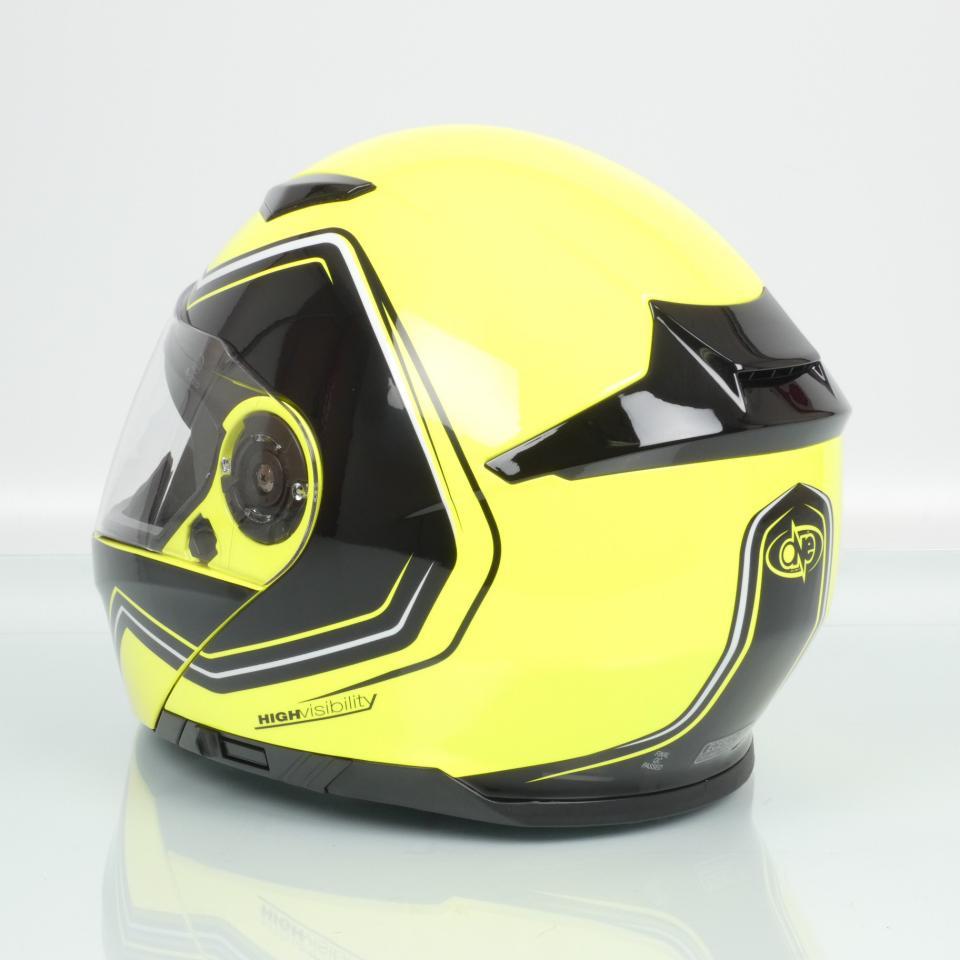 Casque pour moto modulable One Outline 2.0 jaune noir homme femme Taille XL 62cm Neuf