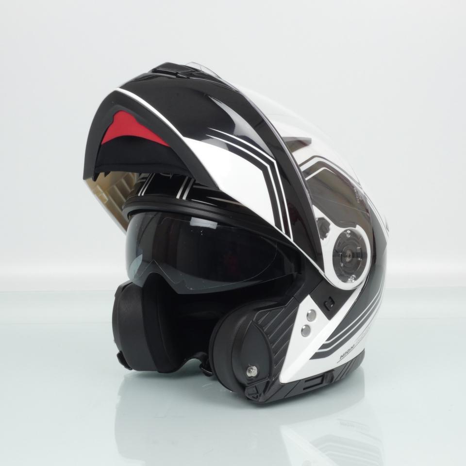 Casque pour moto modulable One Outline 2.0 blanc noir homme femme Taille XS 54cm Neuf
