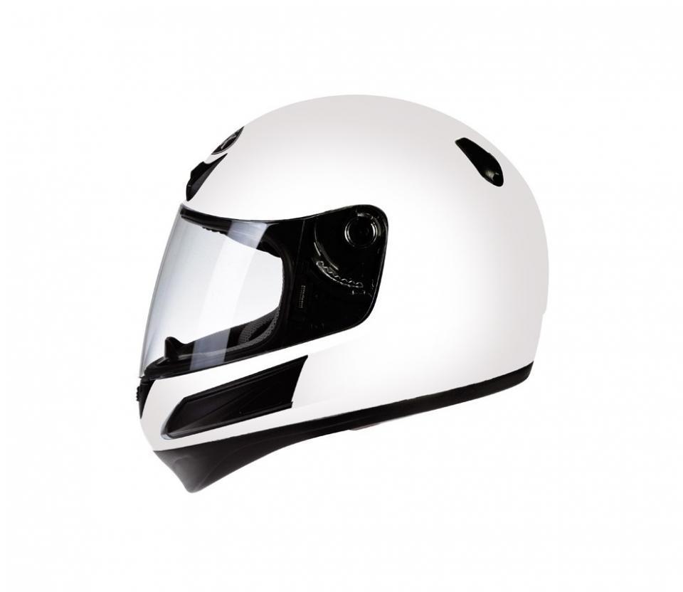 Casque intégral de moto blanc pour enfant Taille M 50cm Torx Bobby white neuf
