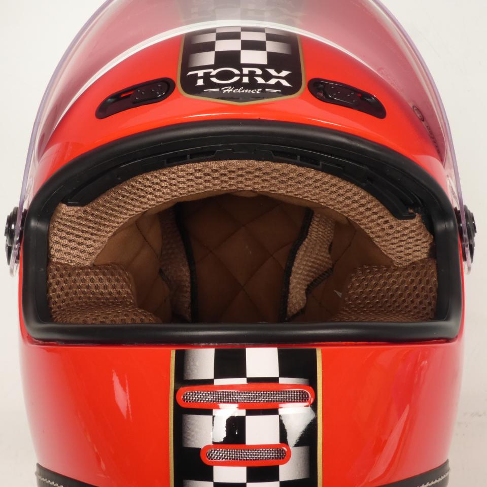 Casque intégral Torx pour Deux Roues Torx Taille S Barry Legend Racer Red Shiny / 55-56cm Neuf