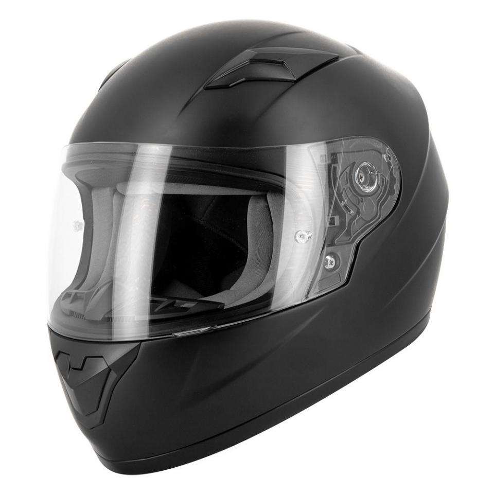Casque intégral moto route pour enfant Eight Seeker S446 taille M 49-50cm noir