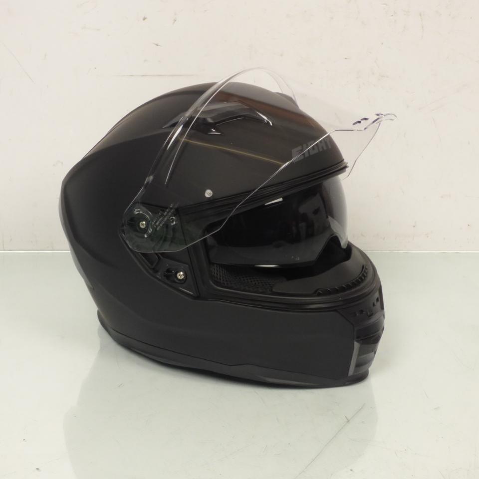 Casque intégral noir mat Taille S 55-56cm pour homme femme Eight VENGE R S442