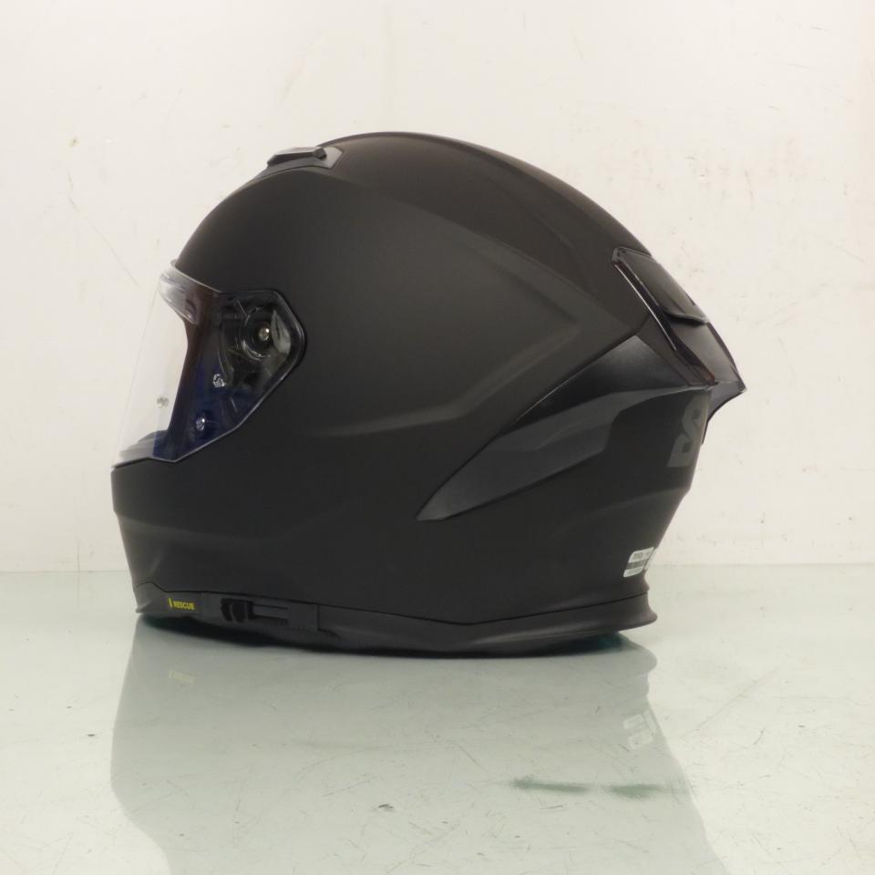 Casque intégral noir mat Taille M 57-58cm pour homme femme Eight VENGE R S442