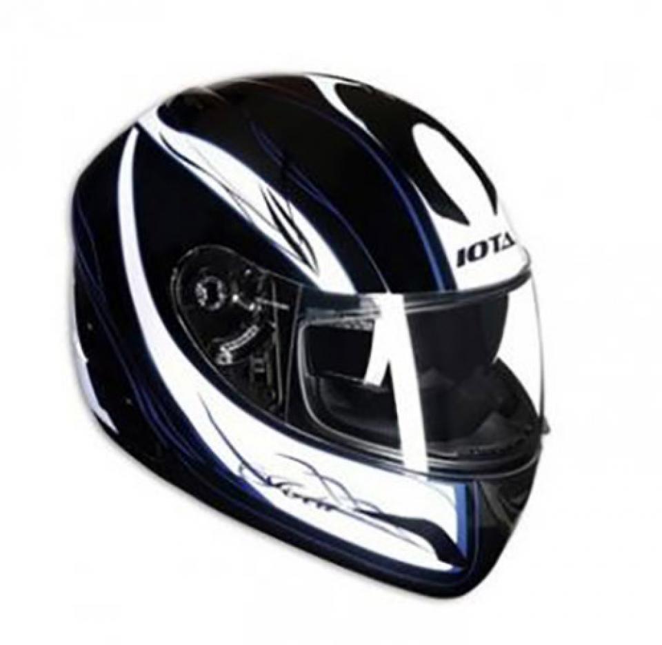 Casque noir violet blanc lady femme Iota double ecran solaire Taille XS Neuf