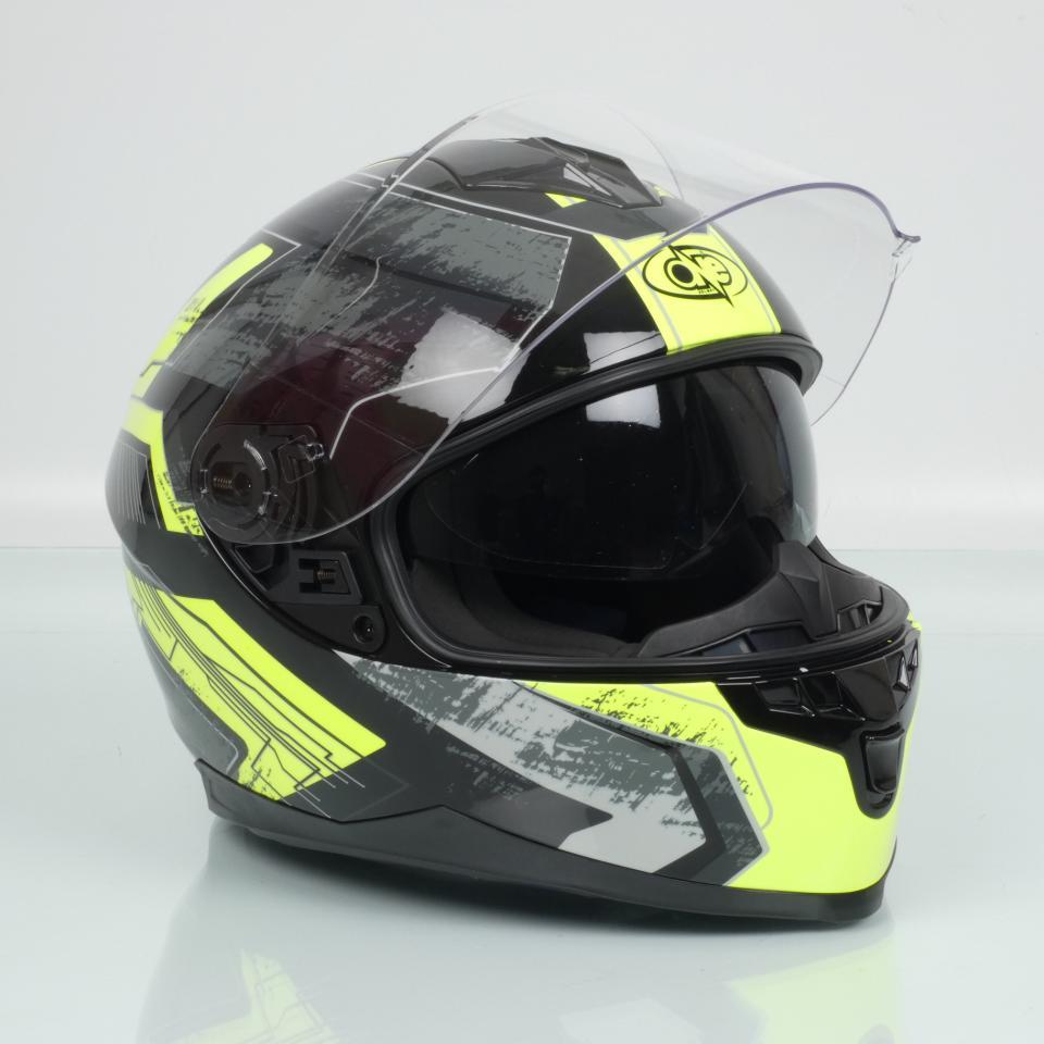 Casque intégral One CR7 Evolution jaune homme / femme Taille L 59-60cm pour moto Neuf