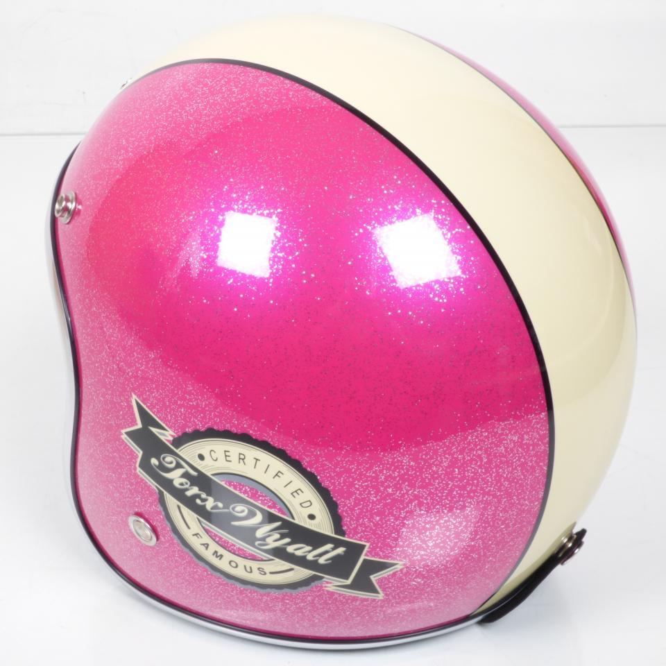 Casque jet Torx pour Deux Roues Torx Taille S wyatt Famous Glitter Pink / 55-56cm Neuf