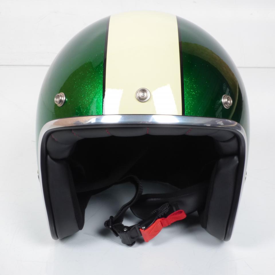 Casque jet Torx pour Deux Roues Torx Taille S Wyatt Famous Glitter Green / 55-56cm Neuf