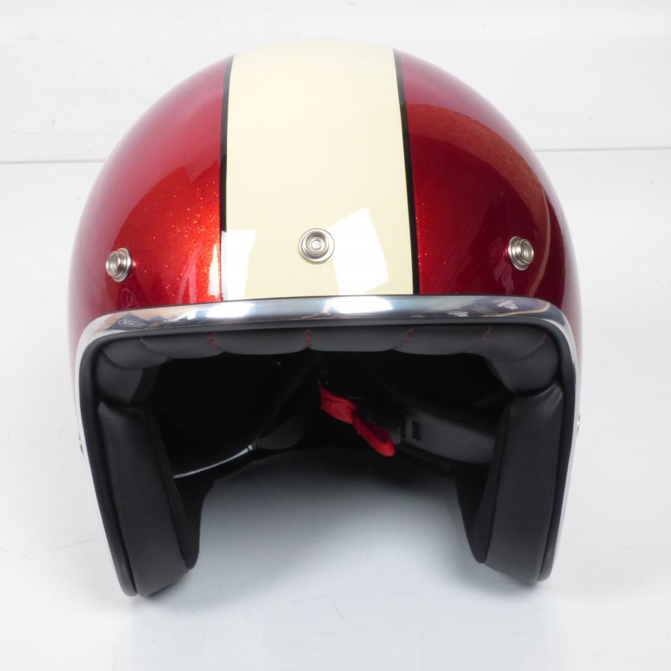 Casque jet Torx pour homme / femme Torx Taille XS Wyatt Famous Shiny Glitter Red / 53-54cm Neuf